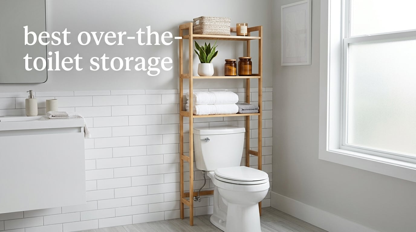 best over-the-toilet storage