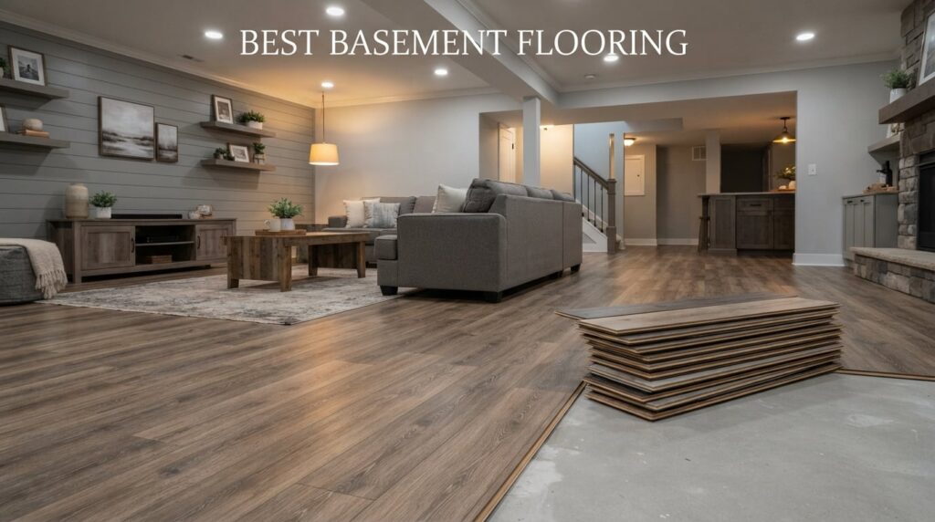 best basement flooring