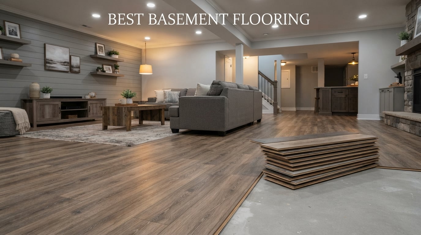 best basement flooring