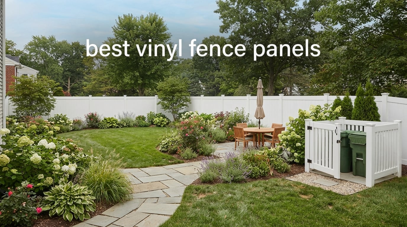 best vinyl fence panels