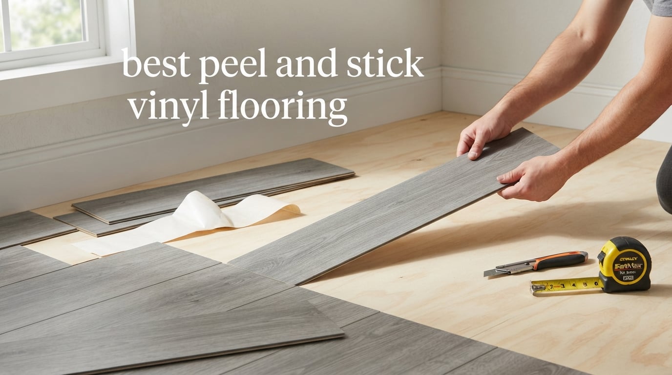 best peel and stick vinyl flooring