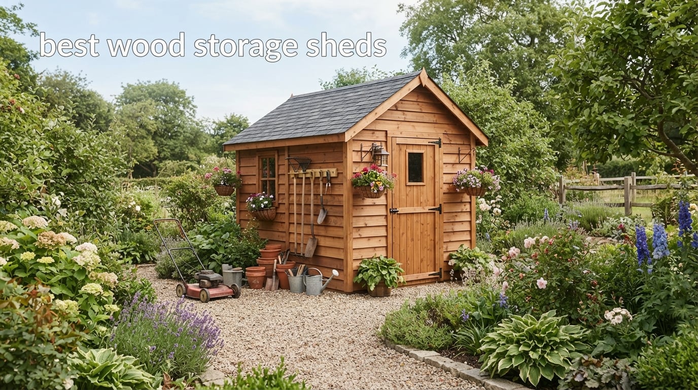 best wood storage sheds