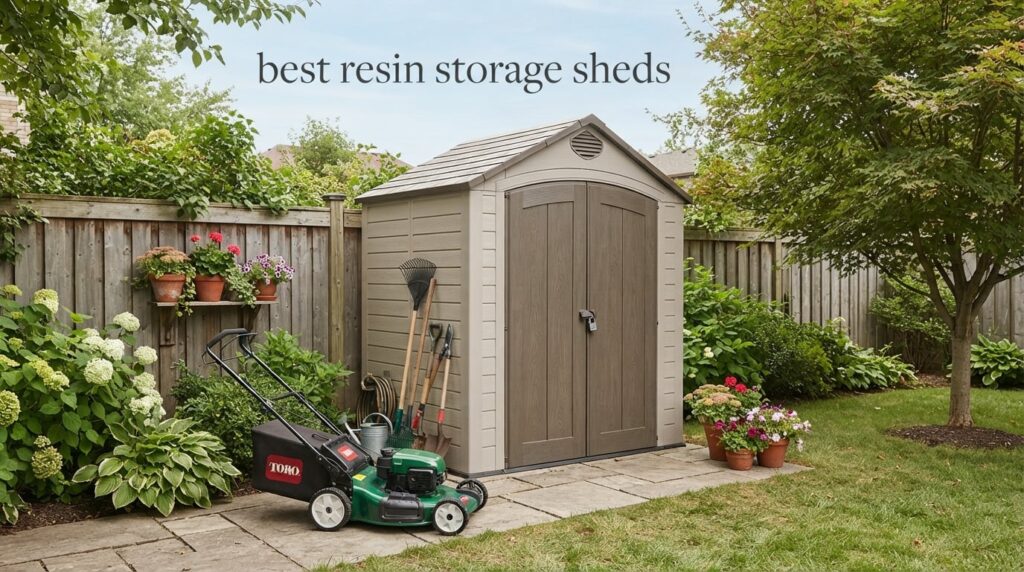 best resin storage sheds