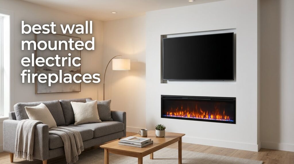 best wall mounted electric fireplaces