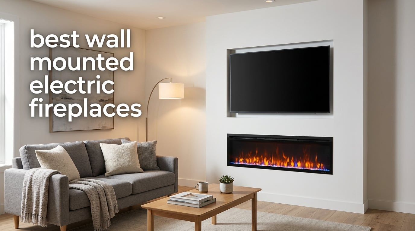 best wall mounted electric fireplaces