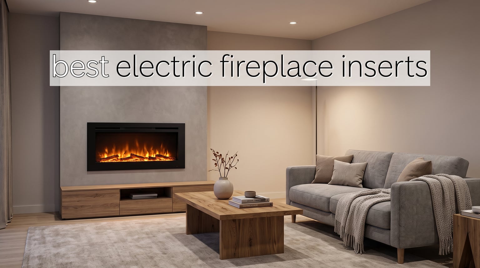 best electric fireplace inserts