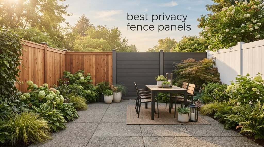 best privacy fence panels