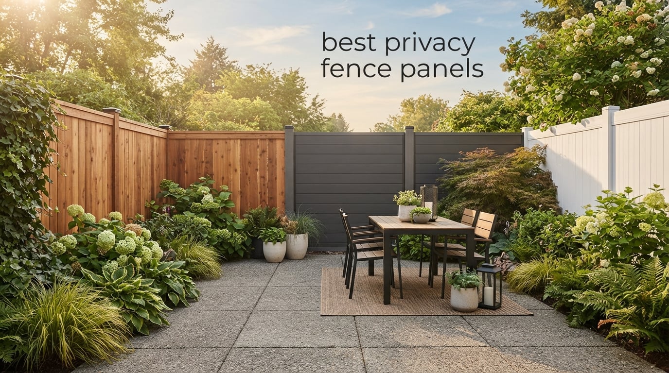 best privacy fence panels