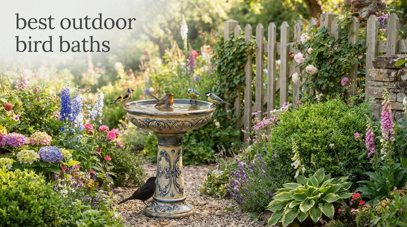 best outdoor bird baths