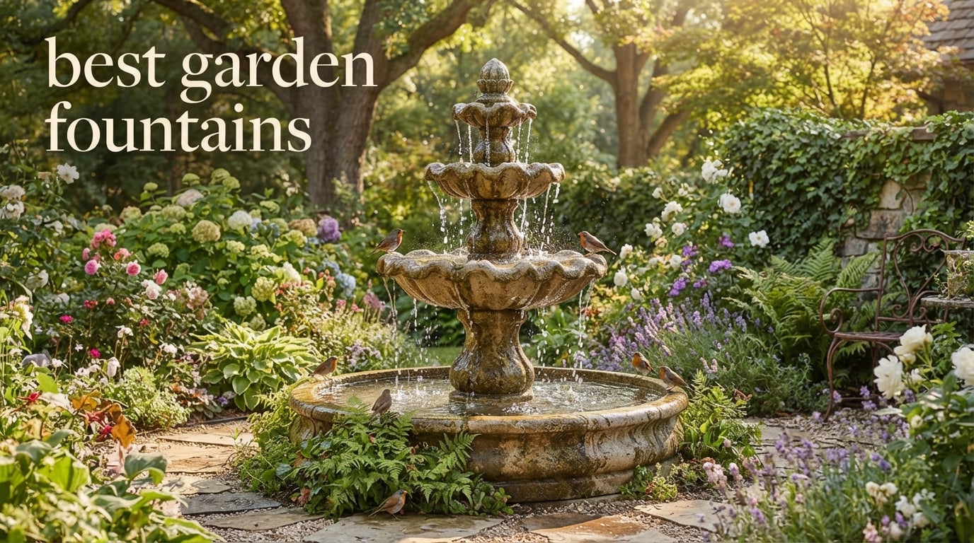 best garden fountains
