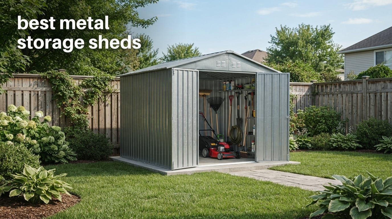 best metal storage sheds