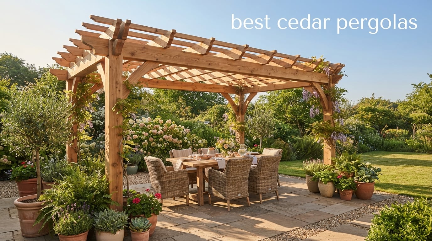 best cedar pergolas