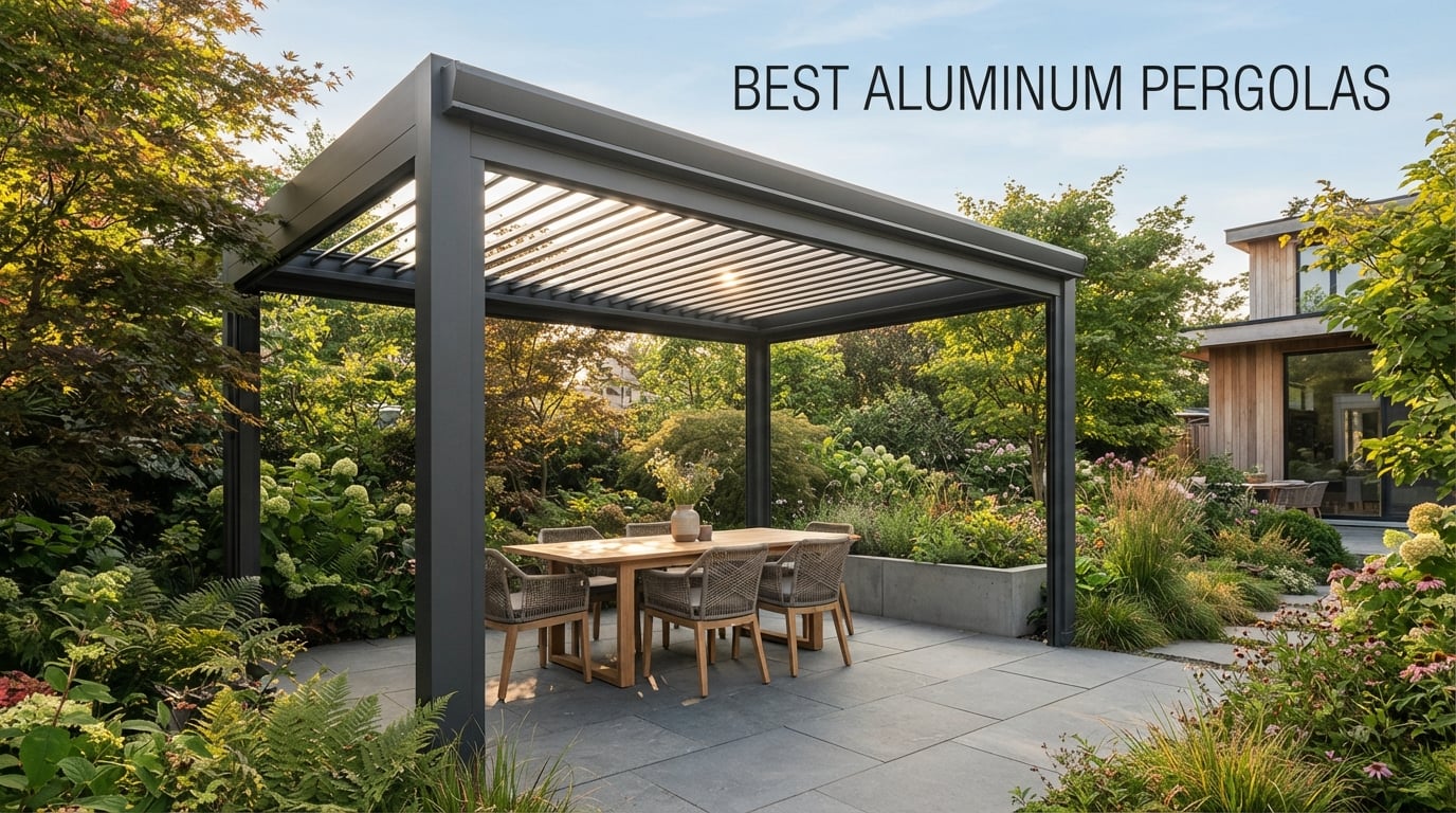best aluminum pergolas