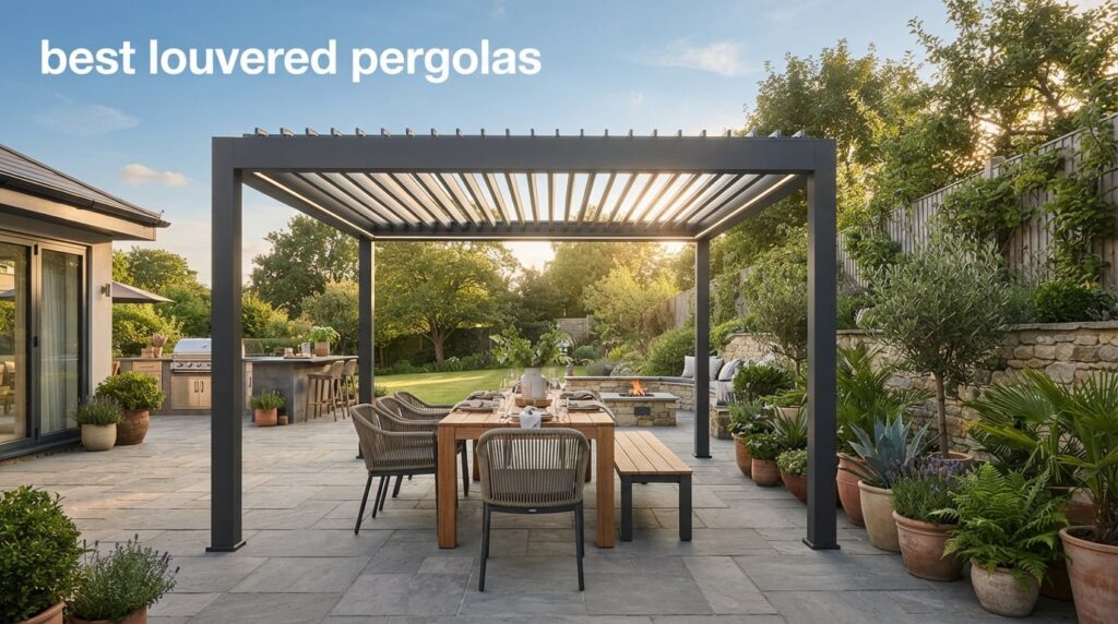 best louvered pergolas