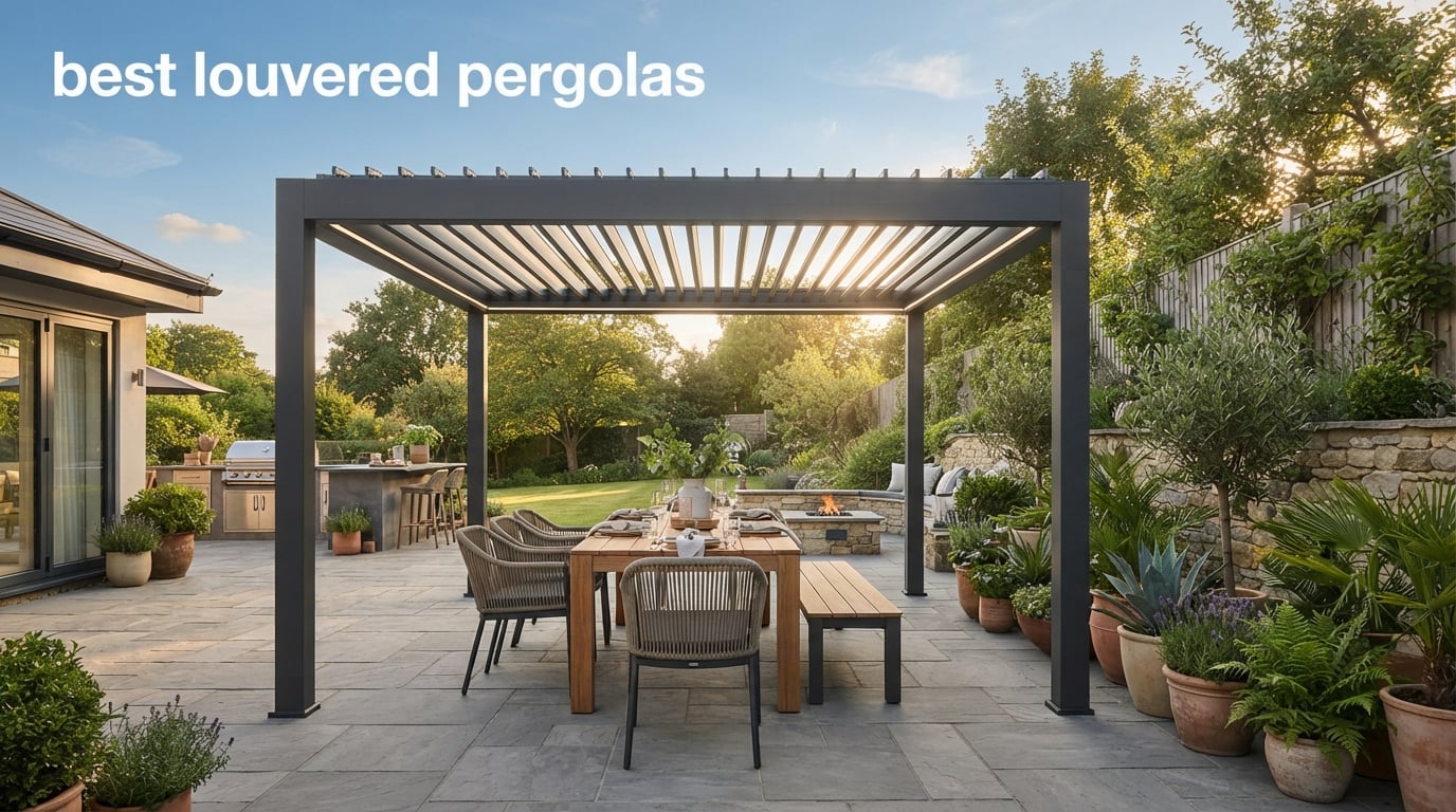 best louvered pergolas