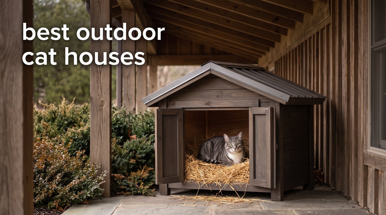 best outdoor cat houses