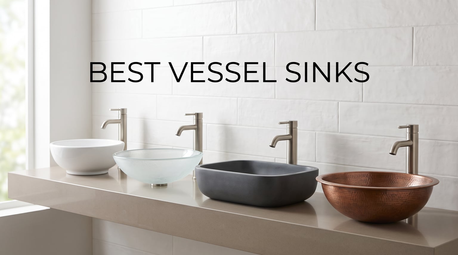 best vessel sinks
