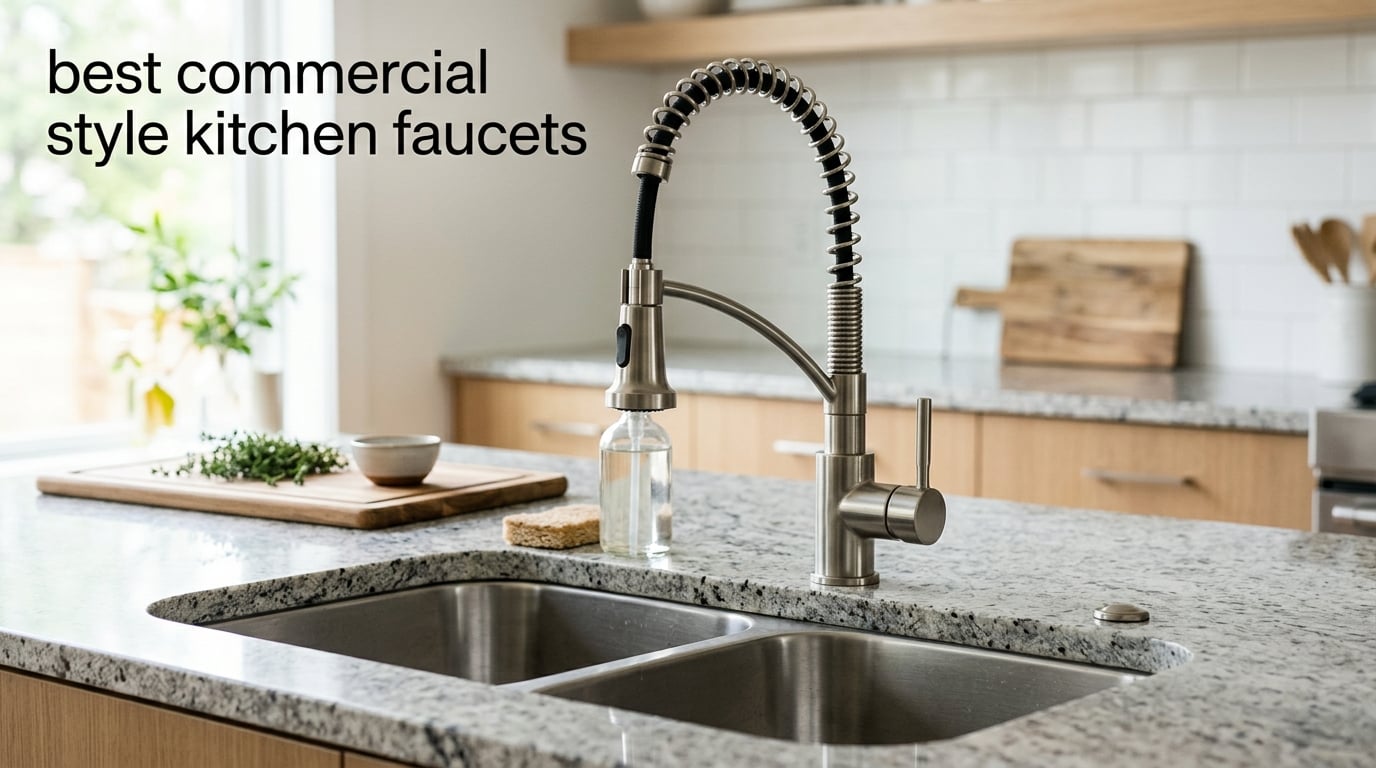 best commercial style kitchen faucets