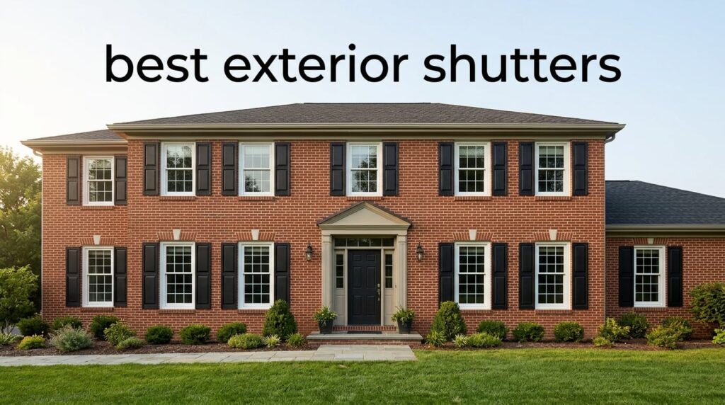 best exterior shutters