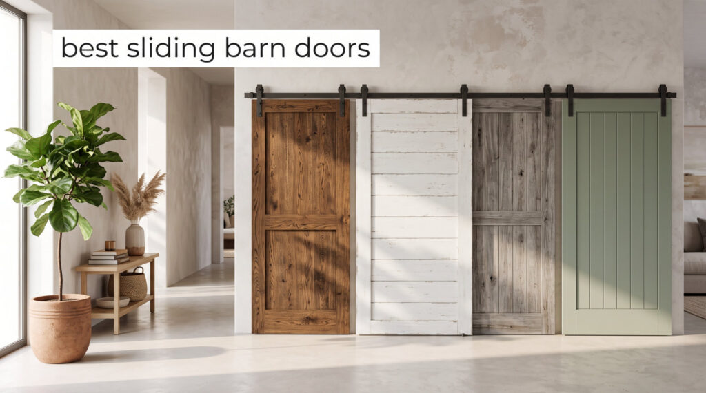 best sliding barn doors