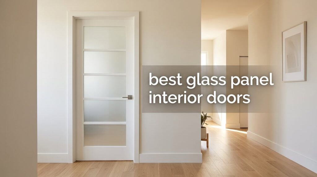 best glass panel interior doors
