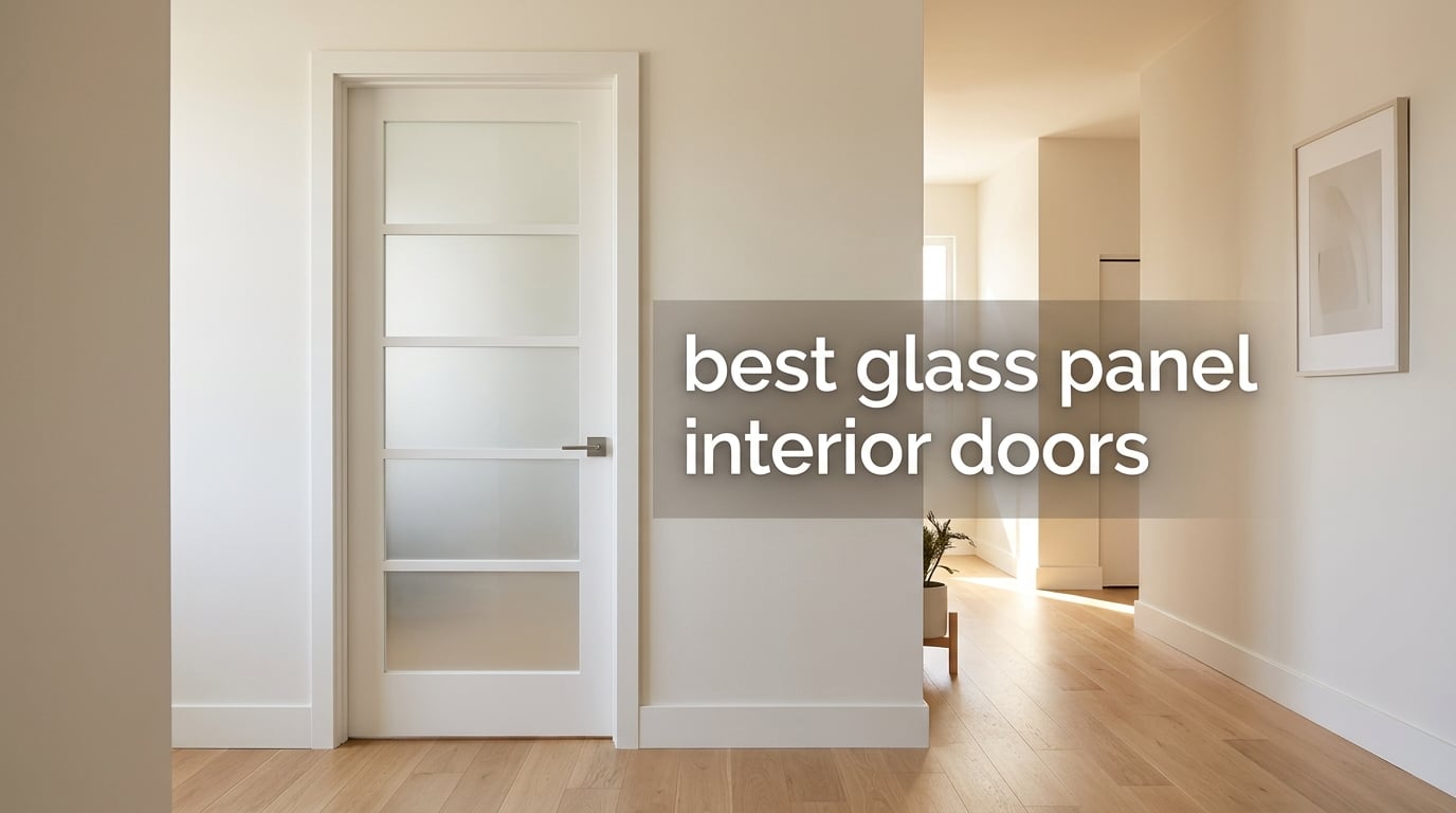 best glass panel interior doors