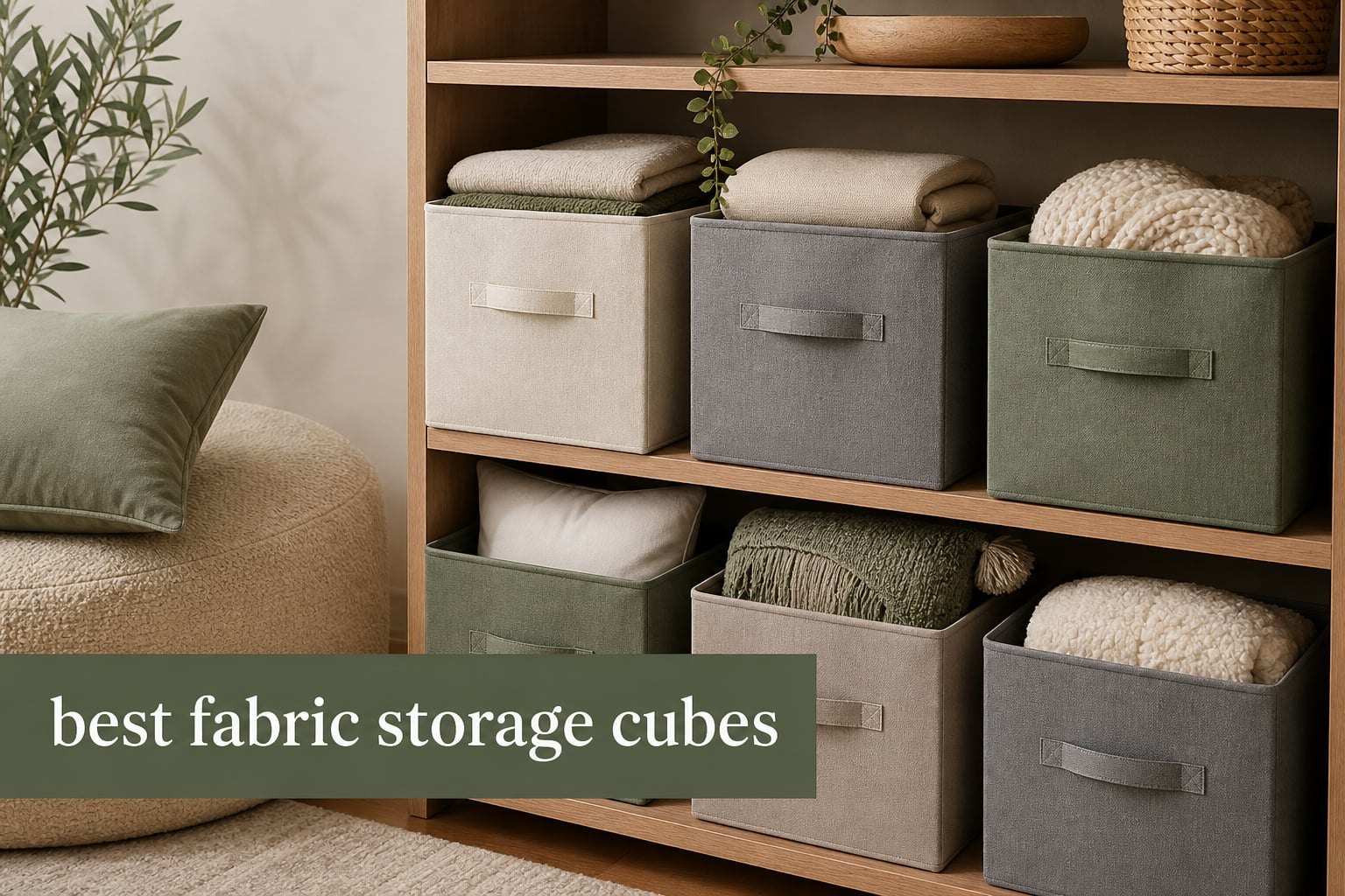 best fabric storage cubes