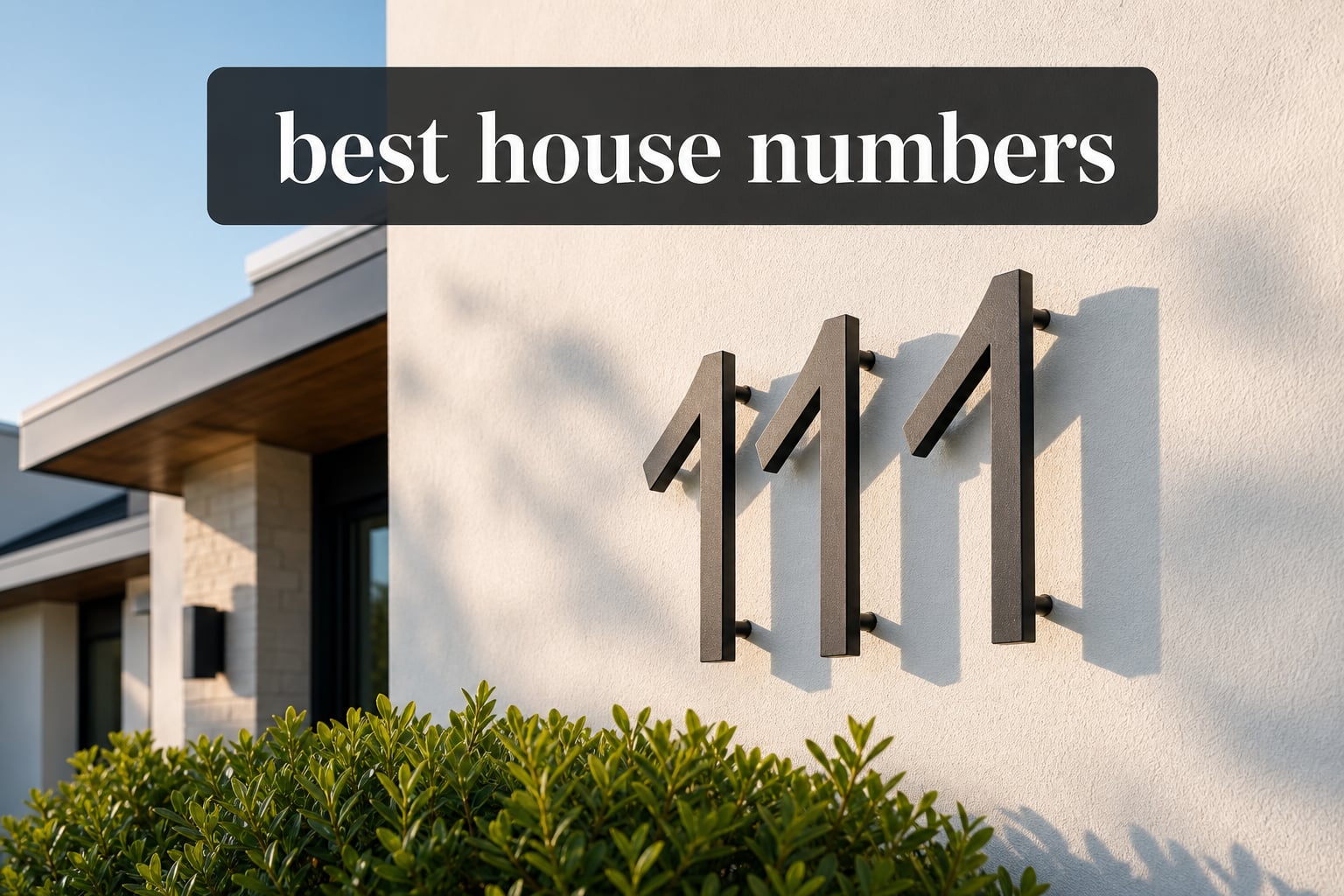 best house numbers