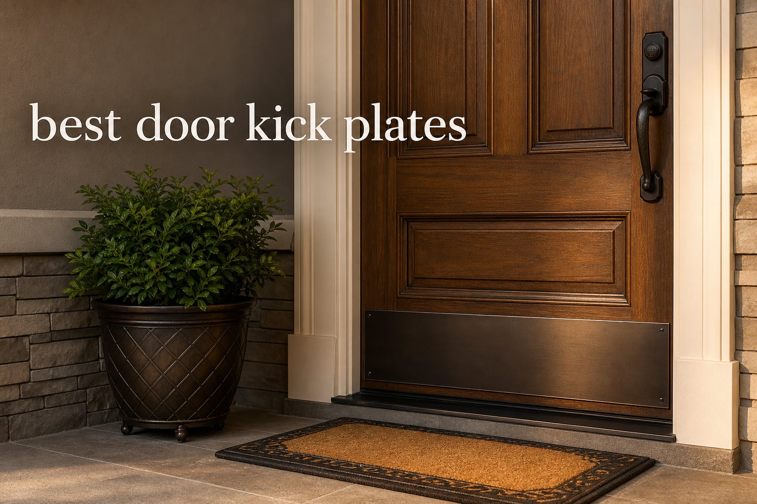 best door kick plates