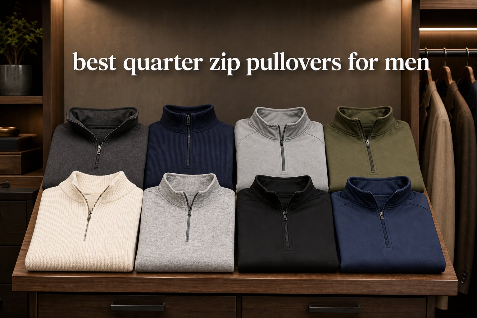 best quarter zip pullovers for men