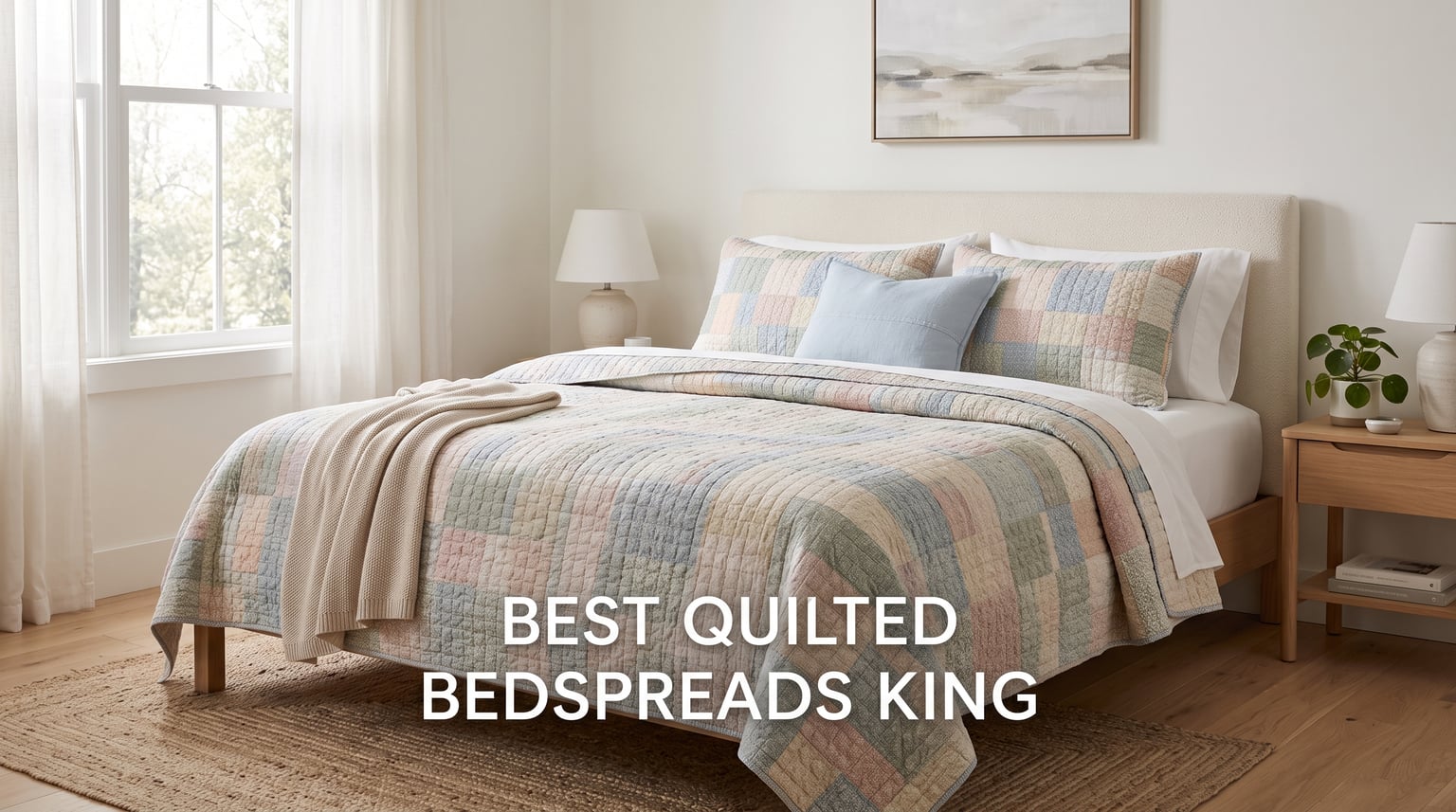 best quilted bedspreads king
