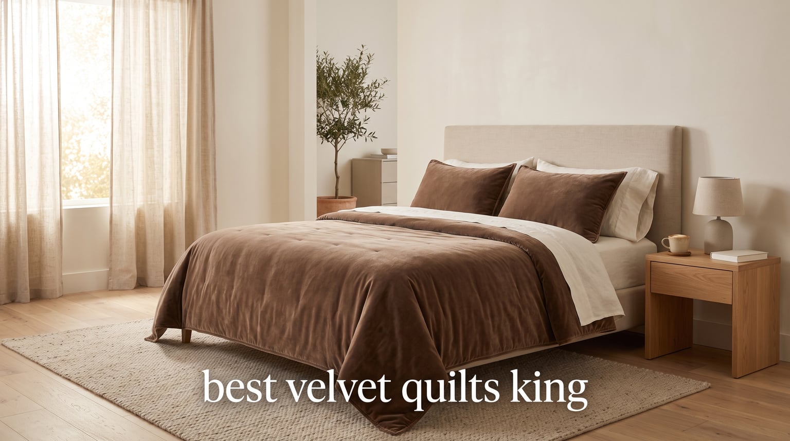 best velvet quilts king