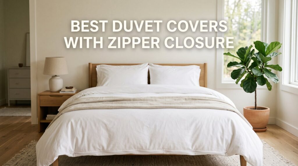 best duvet covers with zipper closure