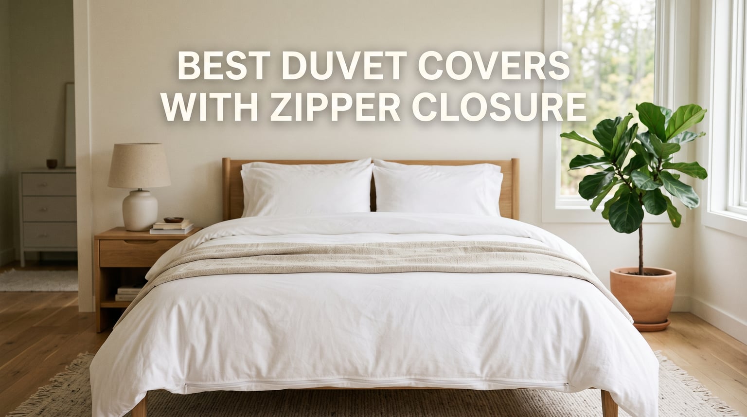 best duvet covers with zipper closure