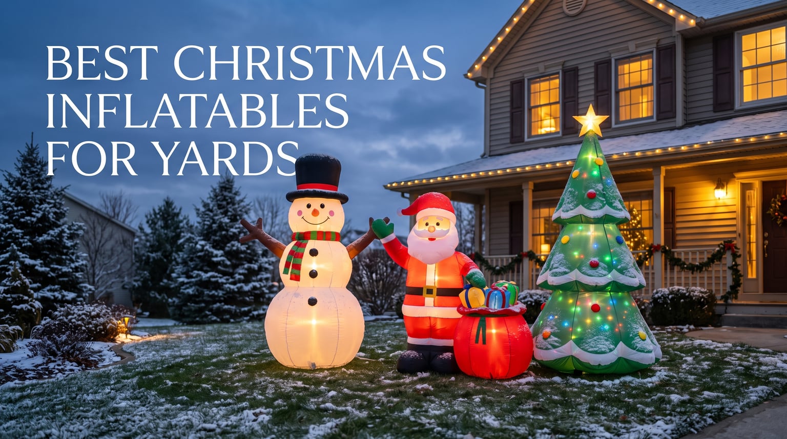best christmas inflatables for yards