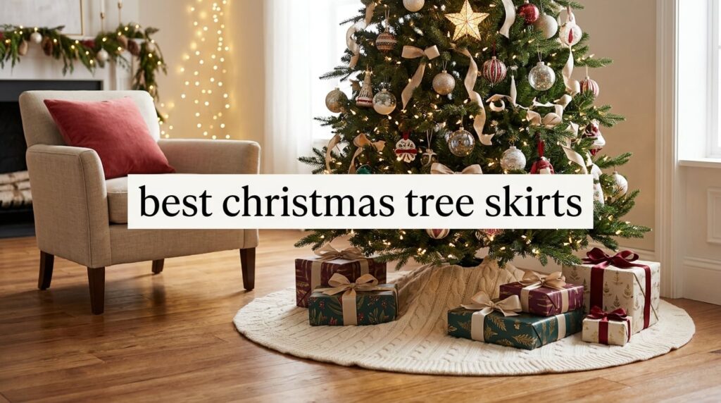 best christmas tree skirts
