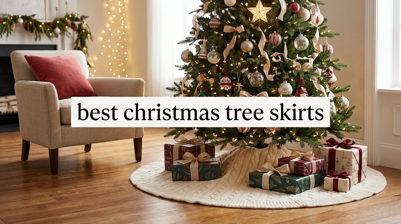 best christmas tree skirts