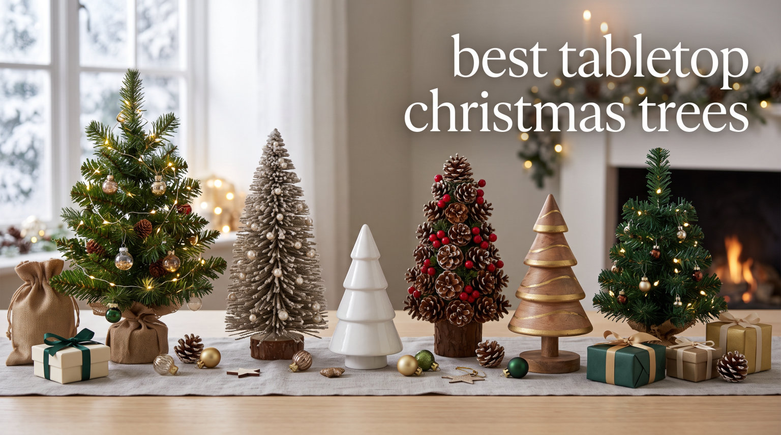 best tabletop christmas trees