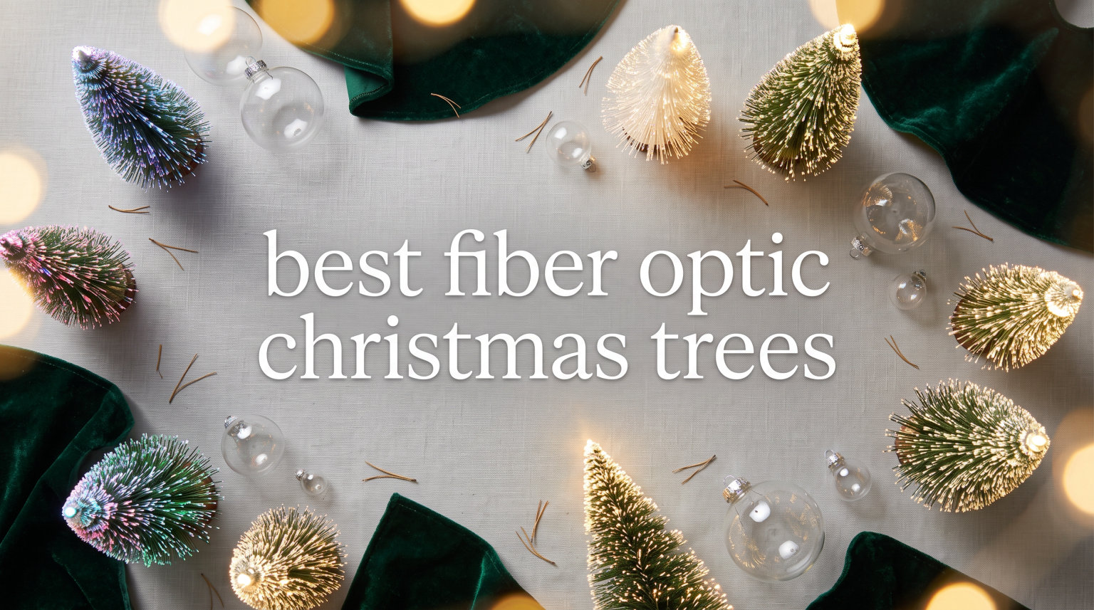 best fiber optic christmas trees