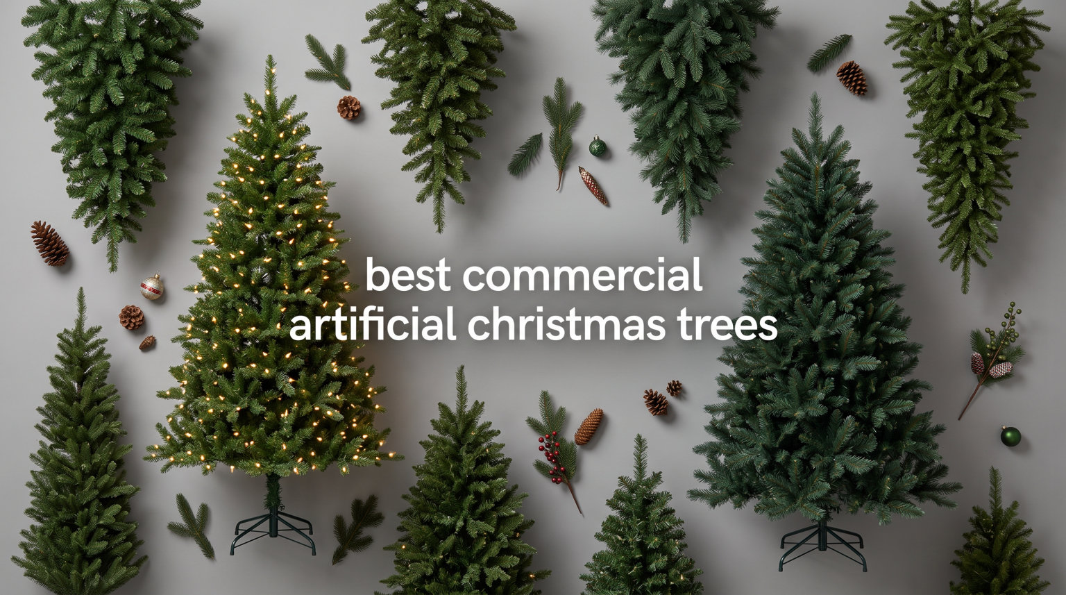 best commercial artificial christmas trees