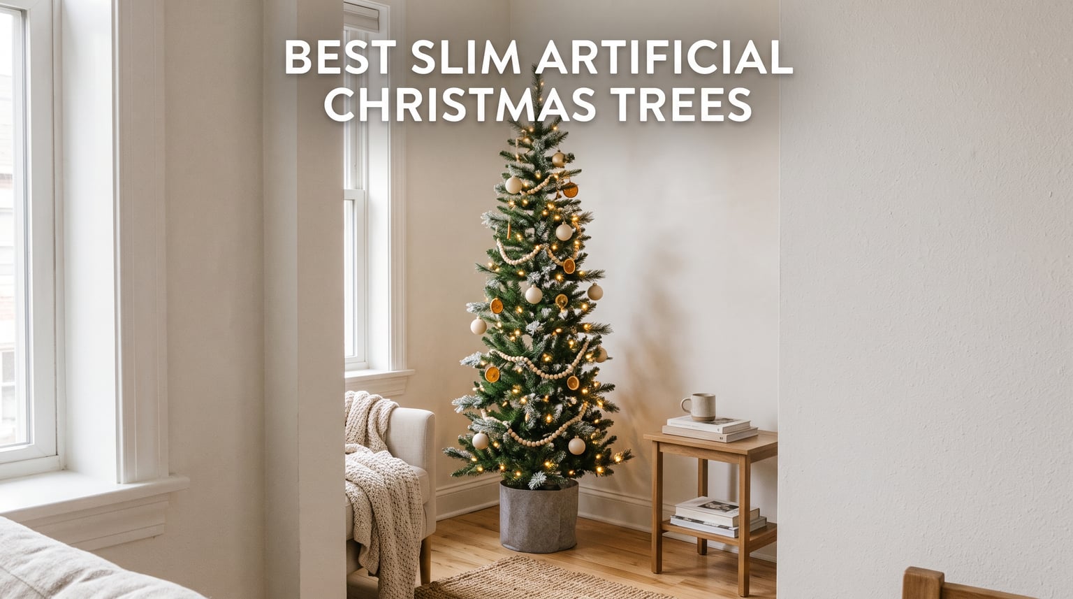 best slim artificial christmas trees