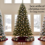 best artificial christmas trees for large rooms