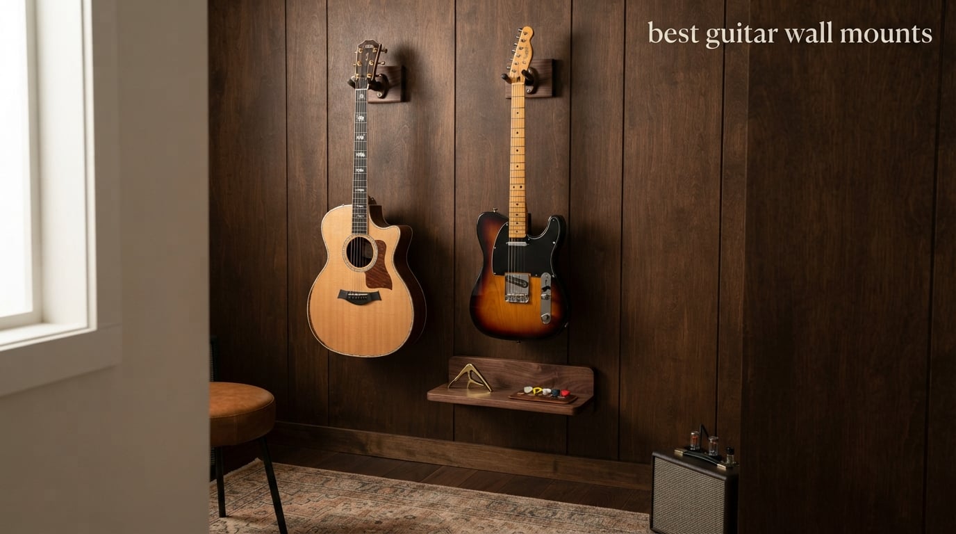 best guitar wall mounts