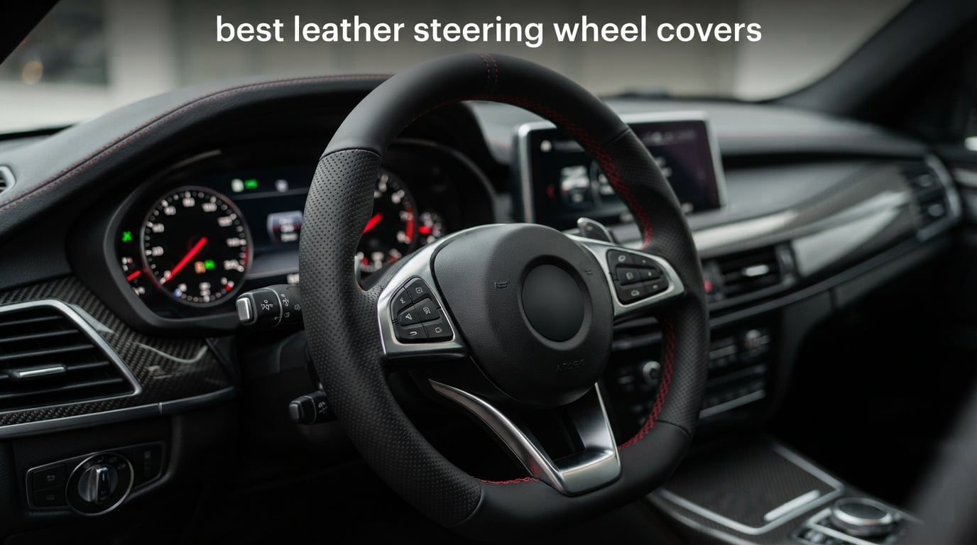best leather steering wheel covers
