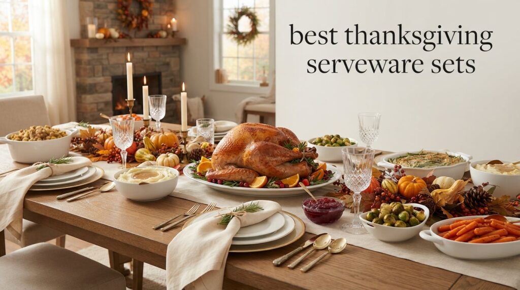 best thanksgiving serveware sets