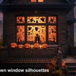 best halloween window silhouettes