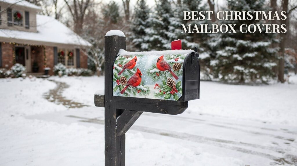 best christmas mailbox covers