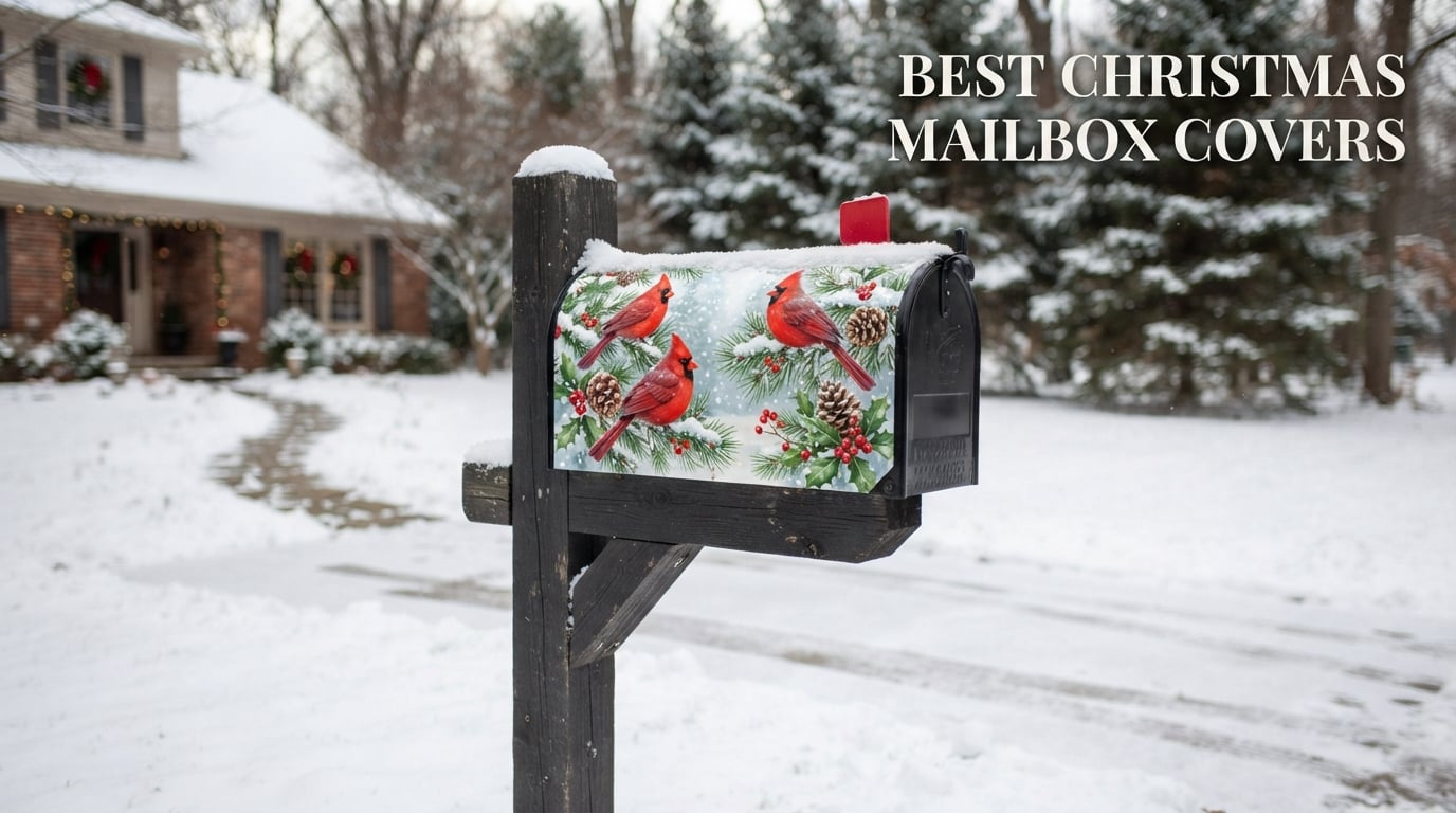 best christmas mailbox covers