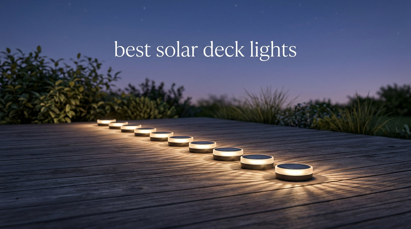 best solar deck lights