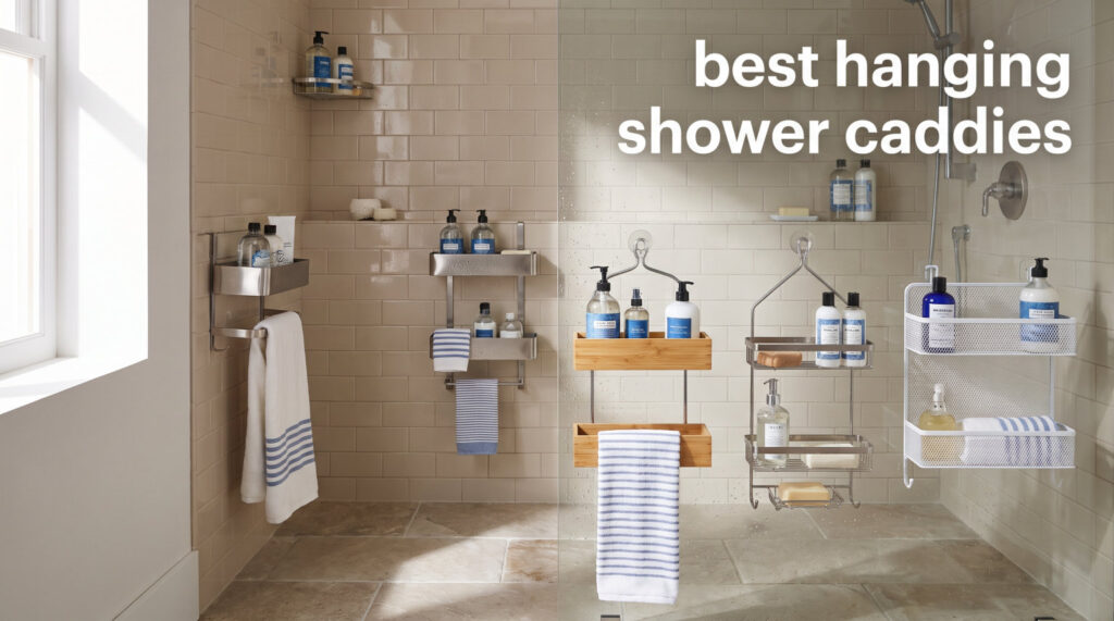 best hanging shower caddies